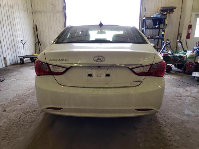 5NPEC4AC3DH552548 - 2013 HYUNDAI SONATA SE WHITE photo 6