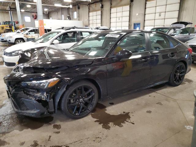 2HGFE2F54NH551028 - 2022 HONDA CIVIC SPORT 黑色 照片 1