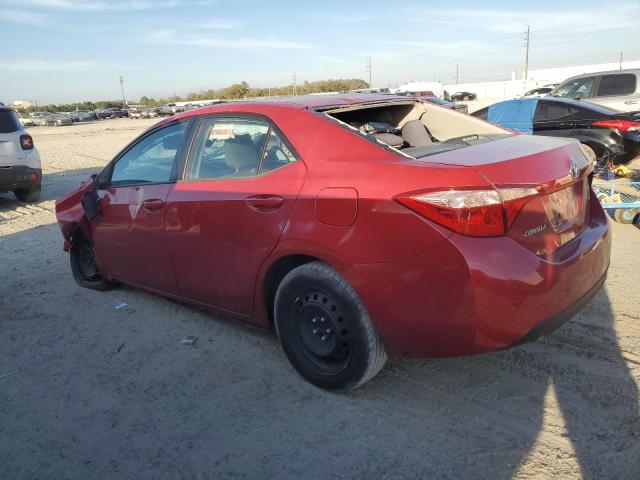 2T1BURHE5HC750738 - 2017 TOYOTA COROLLA L MAROON photo 2