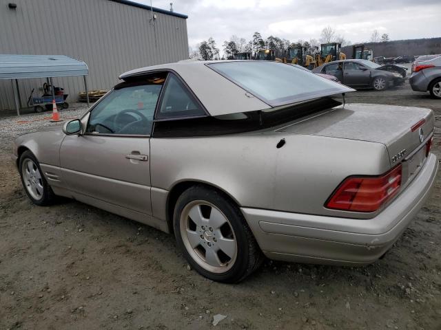 WDBFA68F1XF185846 - 1999 MERCEDES-BENZ SL 500 TAN photo 2