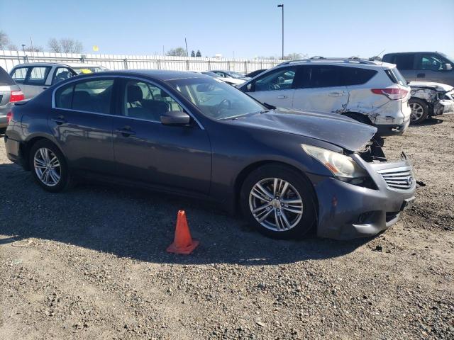 JN1CV6AP7AM201419 - 2010 INFINITI G37 BASE GRAY photo 4