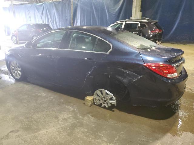 2G4GR5ER4D9208141 - 2013 BUICK REGAL BLUE photo 2