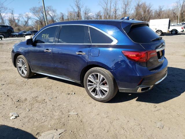 5J8YD4H54JL018436 - 2018 ACURA MDX TECHNOLOGY BLUE photo 2