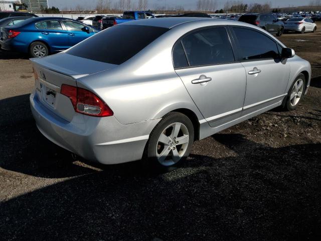 2HGFA16669H025469 - 2009 HONDA CIVIC LX-S SILVER photo 3