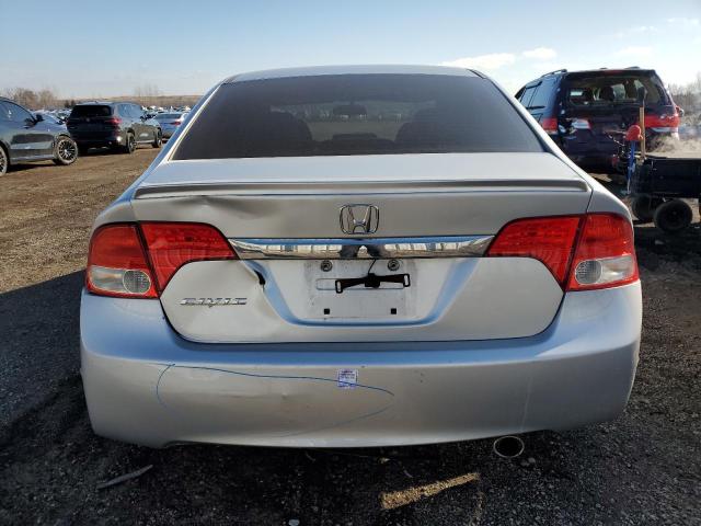 2HGFA16669H025469 - 2009 HONDA CIVIC LX-S SILVER photo 6