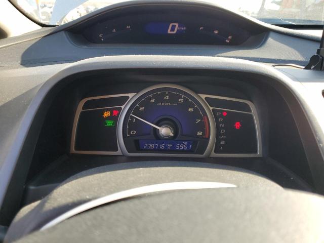 2HGFA16669H025469 - 2009 HONDA CIVIC LX-S SILVER photo 9