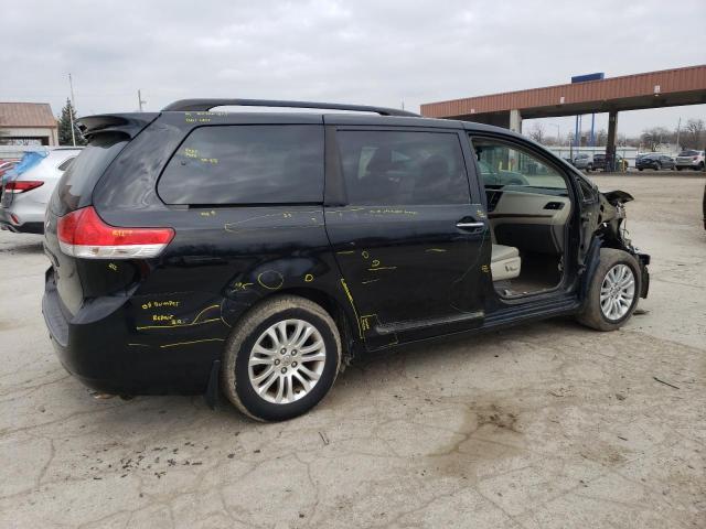 5TDYK3DC6ES424743 - 2014 TOYOTA SIENNA XLE BLACK photo 3