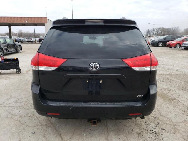 5TDYK3DC6ES424743 - 2014 TOYOTA SIENNA XLE BLACK photo 6