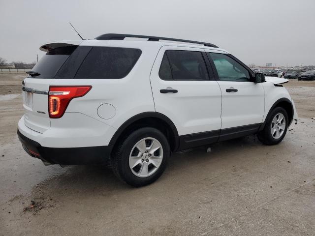1FM5K7B84EGB23984 - 2014 FORD EXPLORER WHITE photo 3