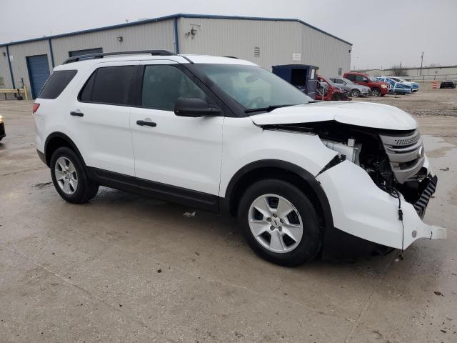 1FM5K7B84EGB23984 - 2014 FORD EXPLORER WHITE photo 4