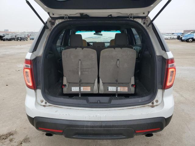 1FM5K7B84EGB23984 - 2014 FORD EXPLORER WHITE photo 6