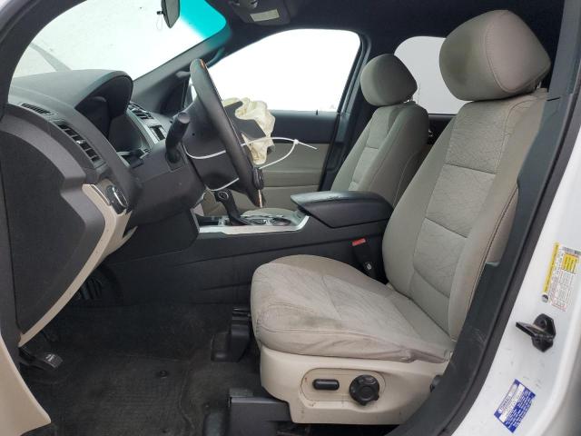 1FM5K7B84EGB23984 - 2014 FORD EXPLORER WHITE photo 7