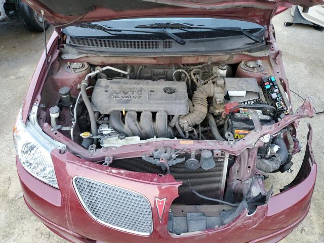 5Y2SL63885Z466931 - 2005 PONTIAC VIBE BURGUNDY photo 11