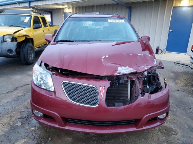 5Y2SL63885Z466931 - 2005 PONTIAC VIBE BURGUNDY photo 5