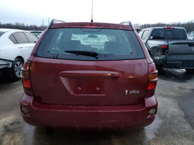 5Y2SL63885Z466931 - 2005 PONTIAC VIBE BURGUNDY photo 6