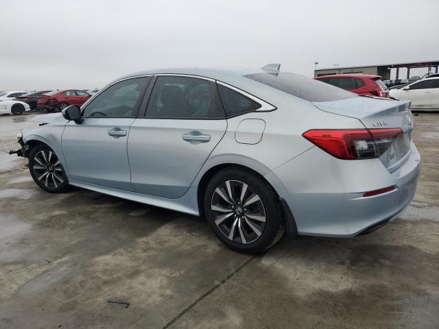 2HGFE1F70NH317772 - 2022 HONDA CIVIC EX BLUE photo 2