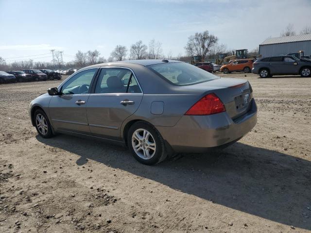 1HGCM56857A221742 - 2007 HONDA ACCORD EX GRAY photo 2