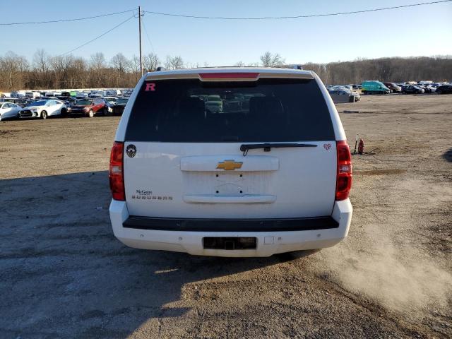 1GNSKJE75DR246226 - 2013 CHEVROLET SUBURBAN K1500 LT WHITE photo 6