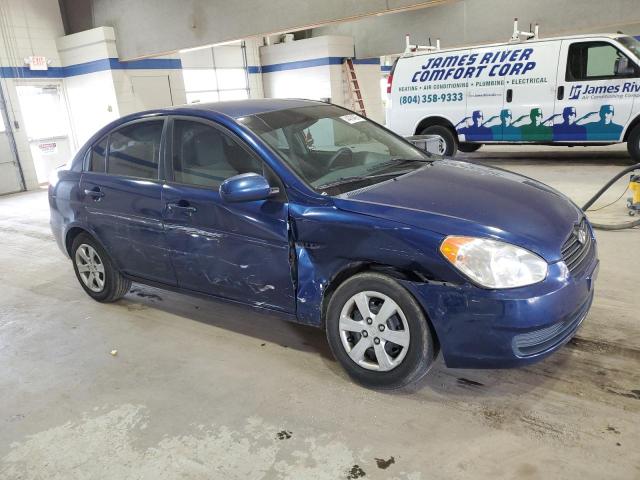KMHCN4AC6BU572633 - 2011 HYUNDAI ACCENT GLS BLUE photo 4