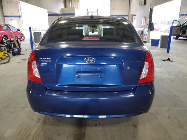 KMHCN4AC6BU572633 - 2011 HYUNDAI ACCENT GLS BLUE photo 6