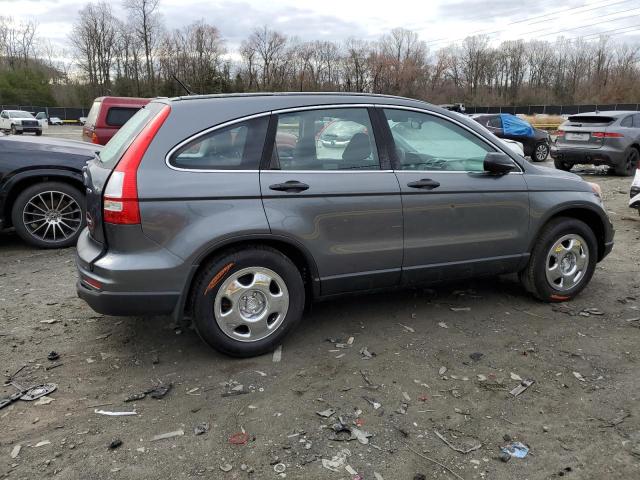 5J6RE4H39AL087678 - 2010 HONDA CR-V LX GRAY photo 3