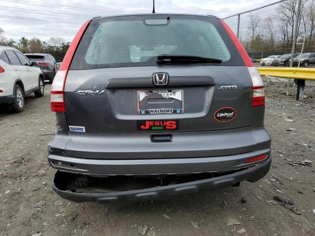 5J6RE4H39AL087678 - 2010 HONDA CR-V LX GRAY photo 6