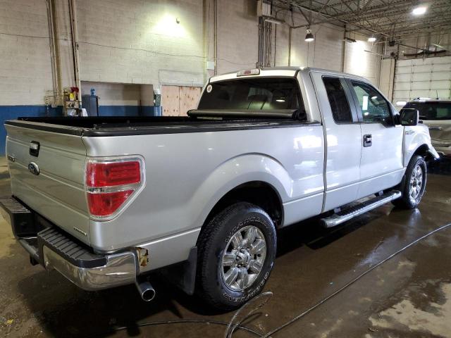 1FTEX1CM1CFB13494 - 2012 FORD F150 SUPER CAB SILVER photo 3