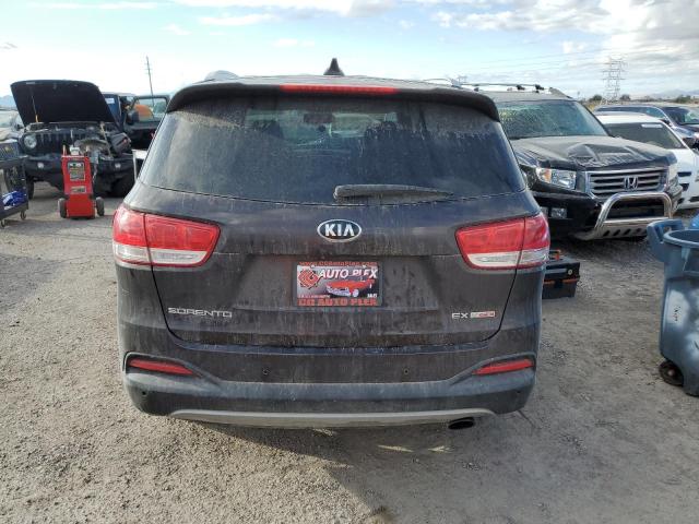 5XYPH4A12JG352630 - 2018 KIA SORENTO EX BROWN photo 6