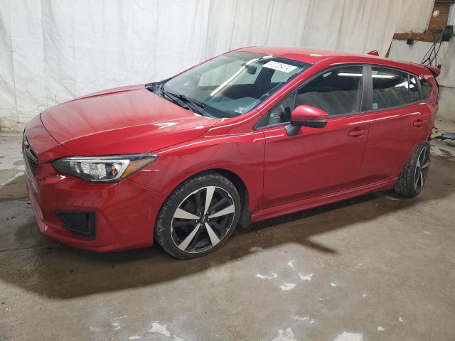 4S3GTAJ65K3707983 - 2019 SUBARU IMPREZA SPORT RED photo 1