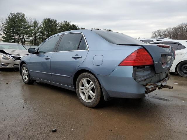 1HGCM56727A023336 - 2007 HONDA ACCORD EX BLUE photo 2