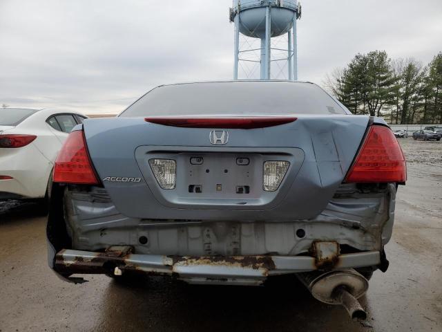 1HGCM56727A023336 - 2007 HONDA ACCORD EX BLUE photo 6