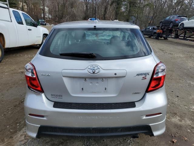 2T1LE40E89C004821 - 2009 TOYOTA COROLLA MA S SILVER photo 6