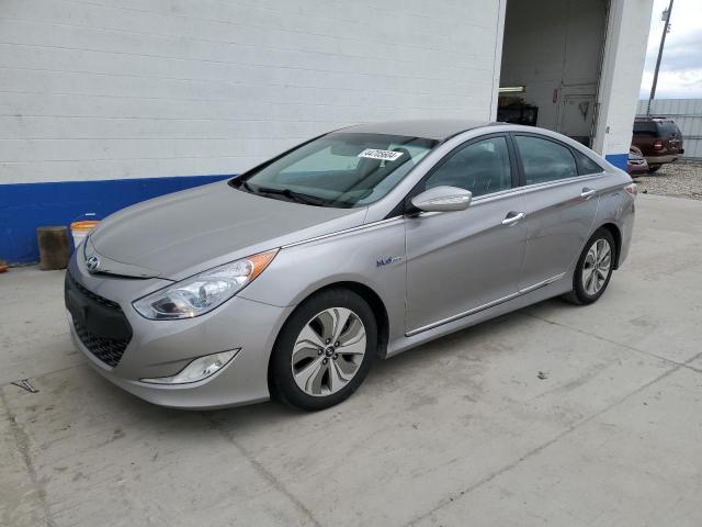 KMHEC4A47DA101148 - 2013 HYUNDAI SONATA HYBRID SILVER photo 1