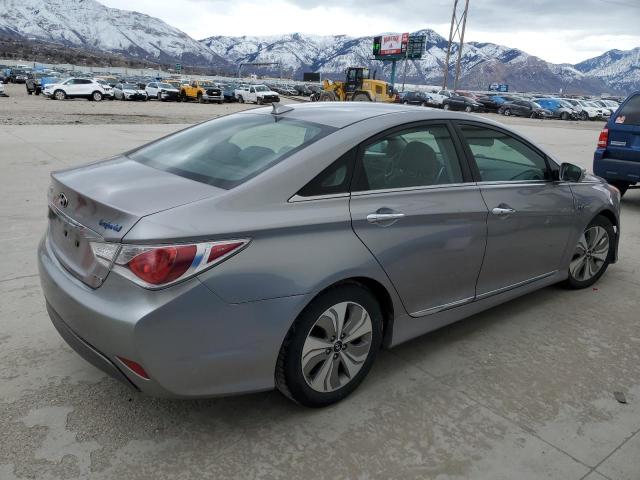 KMHEC4A47DA101148 - 2013 HYUNDAI SONATA HYBRID SILVER photo 3