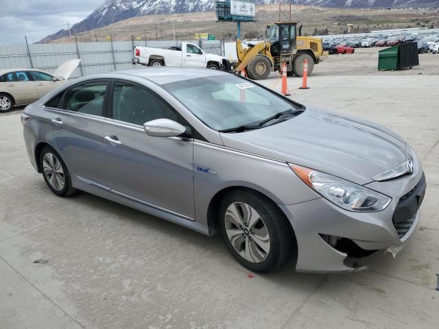 KMHEC4A47DA101148 - 2013 HYUNDAI SONATA HYBRID SILVER photo 4