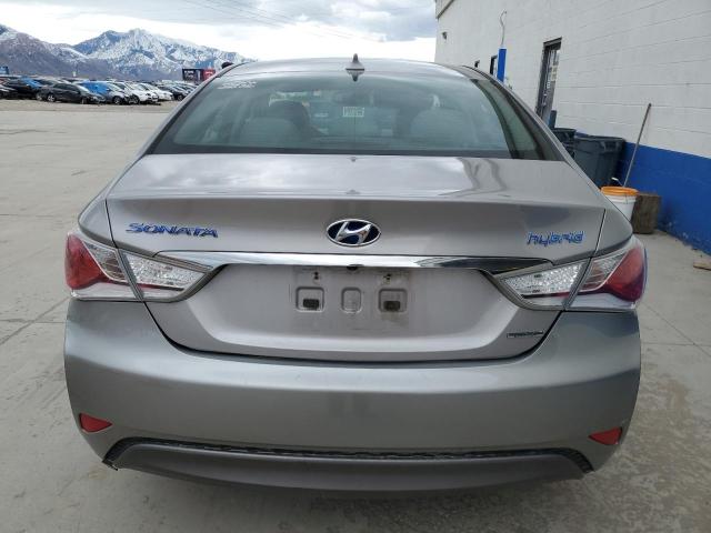 KMHEC4A47DA101148 - 2013 HYUNDAI SONATA HYBRID SILVER photo 6