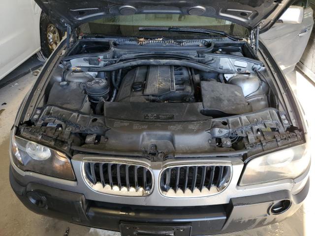 WBXPA73414WC39875 - 2004 BMW X3 2.5I SILVER photo 11