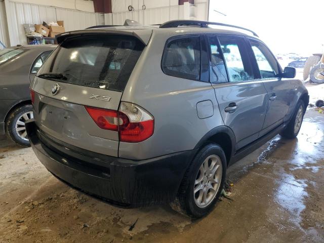 WBXPA73414WC39875 - 2004 BMW X3 2.5I SILVER photo 3