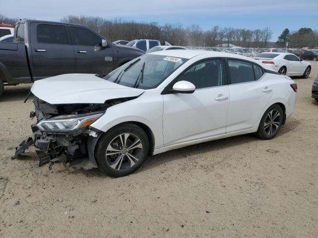 3N1AB8CV2LY264841 - 2020 NISSAN SENTRA SV WHITE photo 1