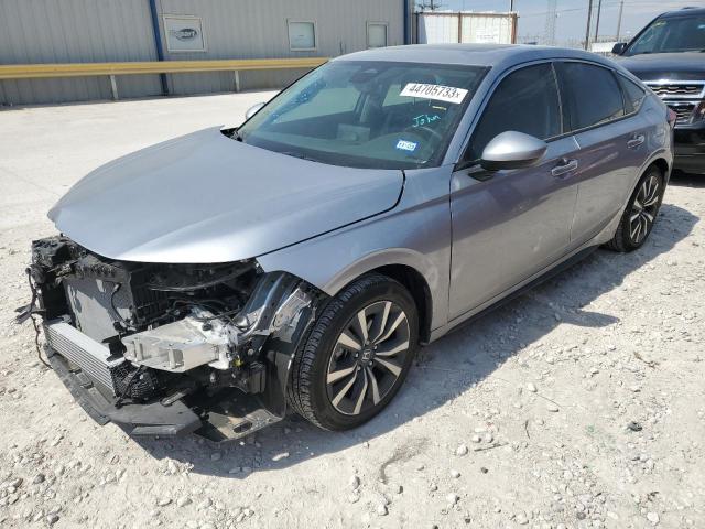 19XFL1H78NE005065 - 2022 HONDA CIVIC EXL GRAY photo 1