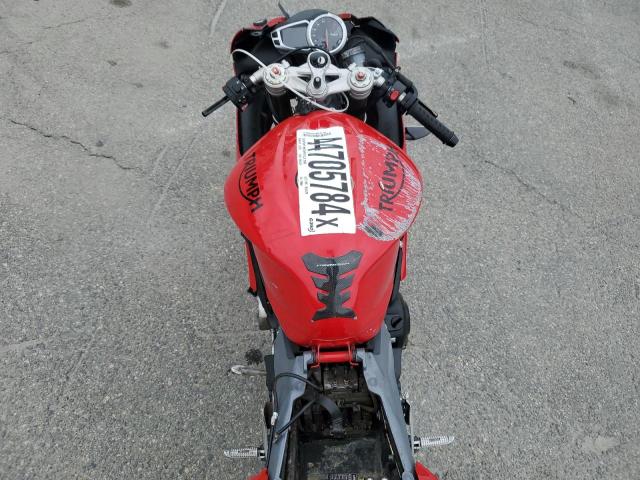 SMTA01YK5FJ706045 - 2015 TRIUMPH MOTORCYCLE DAYTONA 675 RED photo 5