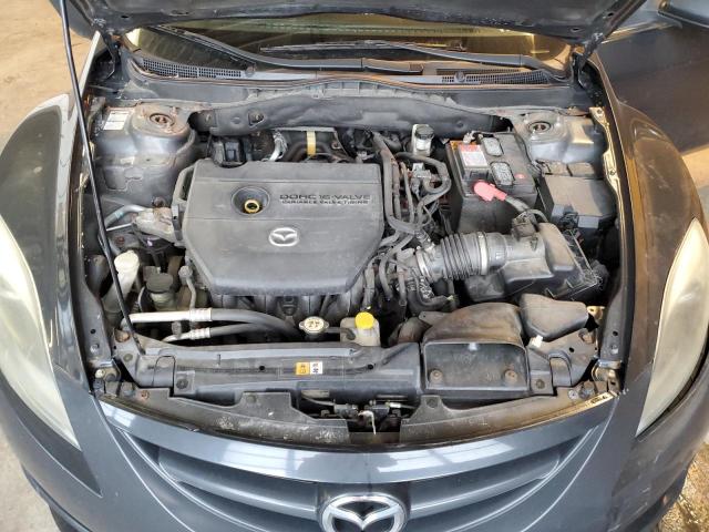 1YVHZ8EH9C5M02073 - 2012 MAZDA 6 I GRAY photo 11