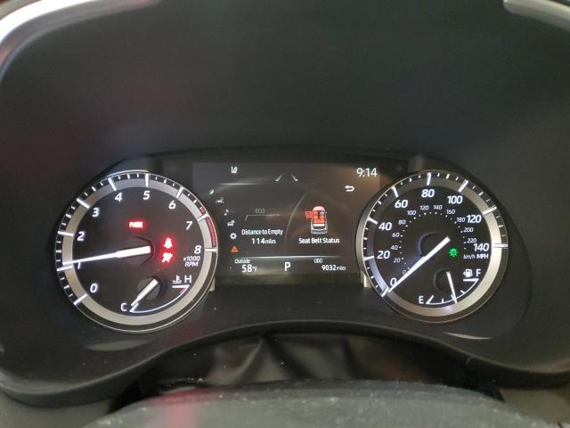 5TDGZRBH7NS171490 - 2022 TOYOTA HIGHLANDER XLE RED photo 9