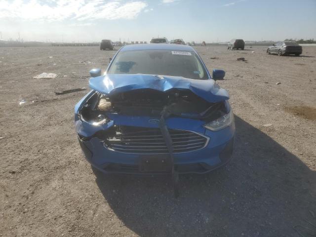 3FA6P0H78LR176439 - 2020 FORD FUSION SE BLUE photo 5