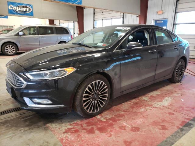 3FA6P0H93HR204835 - 2017 FORD FUSION SE BLACK photo 1