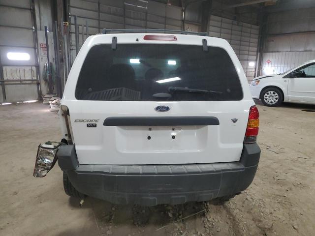 1FMCU03107KA41308 - 2007 FORD ESCAPE XLT WHITE photo 6