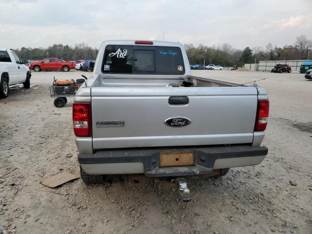 1FTKR1ED6APA42990 - 2010 FORD RANGER SUPER CAB SILVER photo 6