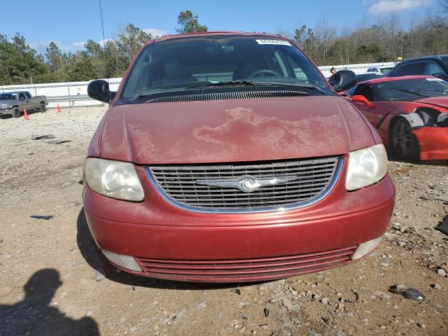 2C8GP64L32R788829 - 2002 CHRYSLER TOWN & COU LIMITED RED photo 5