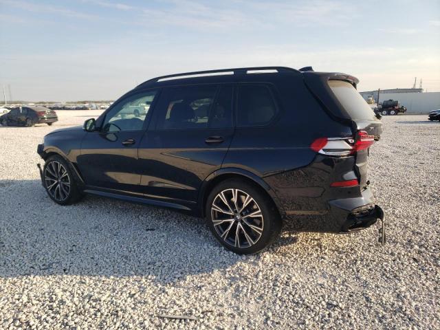 5UXCX6C03M9G03552 - 2021 BMW X7 M50I BLACK photo 2