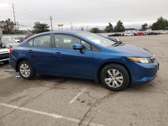 19XFB2F51CE026573 - 2012 HONDA CIVIC LX BLUE photo 4